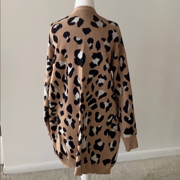 Entro Leopard Cardigan Small - Picture 2 of 3